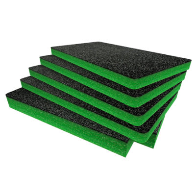 B&Q -  Peli 1535 Foam Inserts Cut And Peel Foam Easy To Clean (Green 30mm)