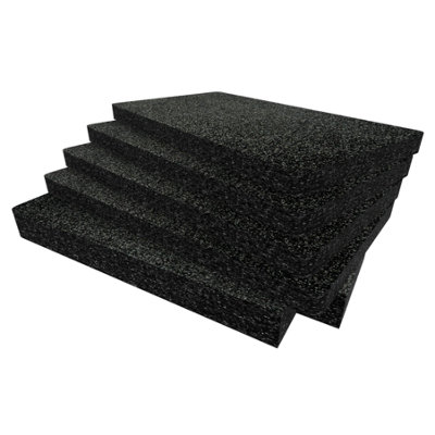 B&Q -  Peli 1535 Foam Inserts Cut And Peel Foam Easy To Clean (Black 30mm)