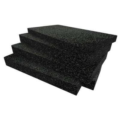B&Q -  Peli 1535 Foam Inserts Cut And Peel Foam Easy To Clean (Black 50mm)