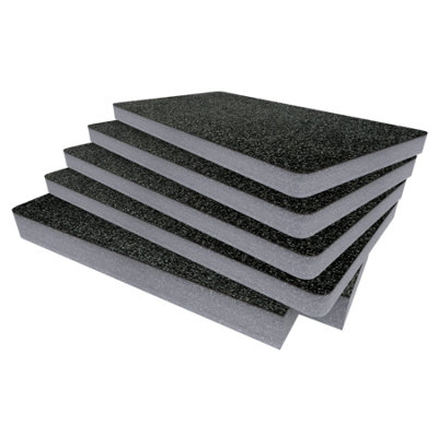 B&Q -  Peli 1535 Foam Inserts Cut And Peel Foam Easy To Clean (Grey 30mm)