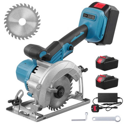 18V Cordless 3000W Electric Brushless Circular Saw Cutting Machine For 2Xbattery from B&Q