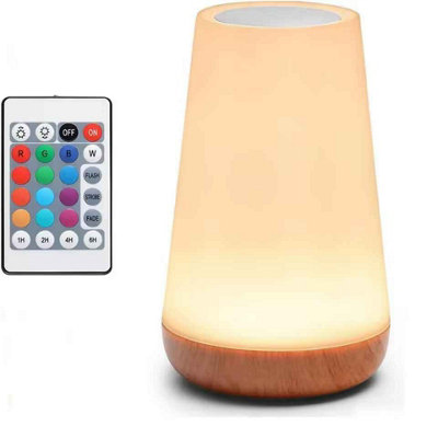  - Usb Rechargeable Touch Dimmable Rgb Bedside LampPortable Night Light For & Bedroom