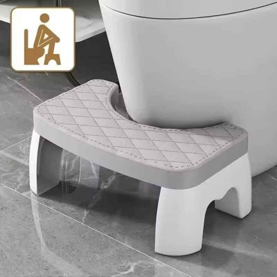  - Waterproof Squatty Potty Toilet Foot Stool  Ergonomic Squat Stool For All Ages