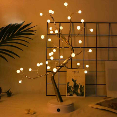  - Premium Led Birch Twig Tree Desk Lamp