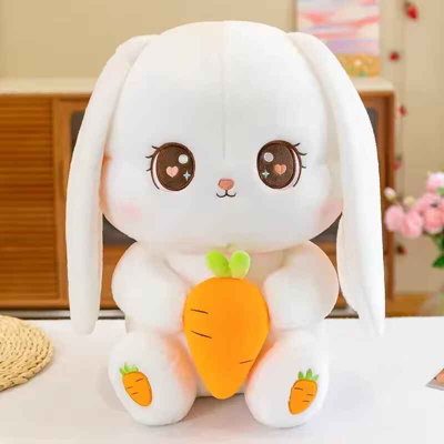 50Cm Radish Rabbit Plush Toy Soft Stuffed Animal Pillow
