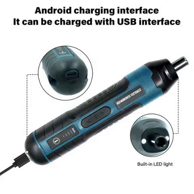Cordless Electric Screwdriver 1300Mah Rechargeable Multi-Function Power Drill from B&Q