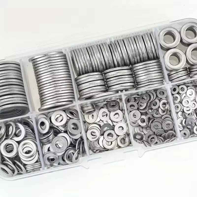 580Pcs 304 Stainless Steel Flat Washers Set from B&Q