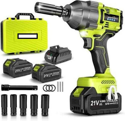 21V Brushless Cordless Impact Wrench 1000Nm from B&Q