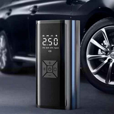 Cordless Usb Rechargeable Digital Tyre Inflator from B&Q
