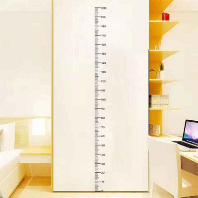 Height Chart Wall Sticker 0 200CmWaterproof from B&Q