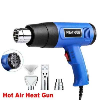 2000W Heat Gun With Variable Temperature & 4 Nozzles from B&Q