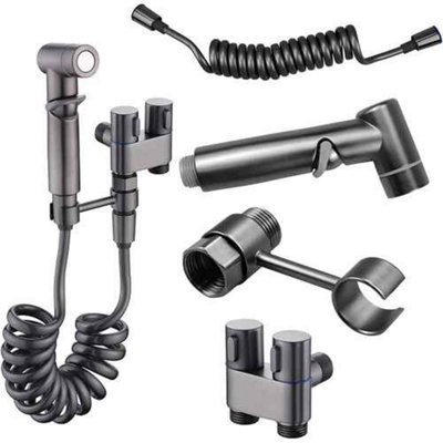 Toilet Bidet Sprayer Set Handheld Gun With 2M Hose from B&Q