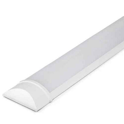 Led Batten Light 120Cm 30 To 36W Slim Ceiling Fixture 6500K Daylight from B&Q