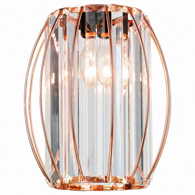  - Shopnbits Crystal Pendant Light Shade Modern Ceiling Chandelier Acrylic Lamp For Bedroom Living Room