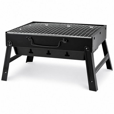  - Shopnbits Foldable Portable Bbq Grill Compact Charcoal Barbecue For Outdoor PatioGarden & Camping