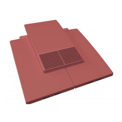 Manthorpe Antique Red Plain Tile Vent With Adaptor Kit For Clay And Concrete Roofs from B&Q