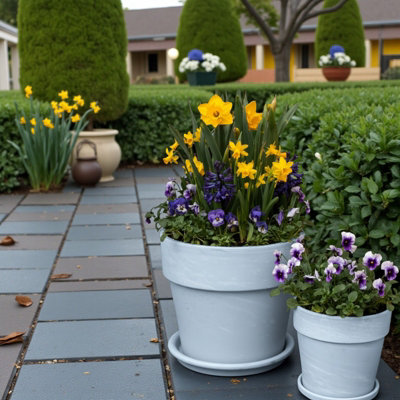 Carbeth Plants Hardy Spring Plant Collection In 9Cm Pots6 X Mixed Garden Plants For Seasonal Colour from B&Q
