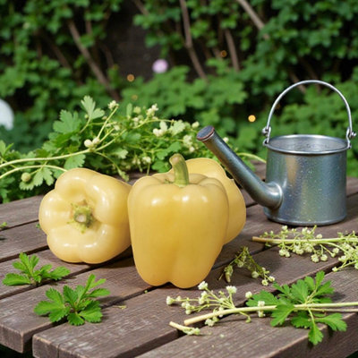 B&Q -  Bell Pepper Golden Star Vegetable Plant9Cm PotEasy Grow Kitchen Garden