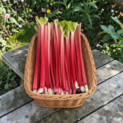 Carbeth Plants Rhubarb Goliath Plant In 3L PotHardy Perennial Fruit Plant from B&Q
