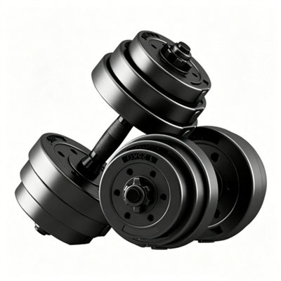 MCC Direct 20Kg Adjustable Dumbbells Set Anti-Slip Strength Training Weights