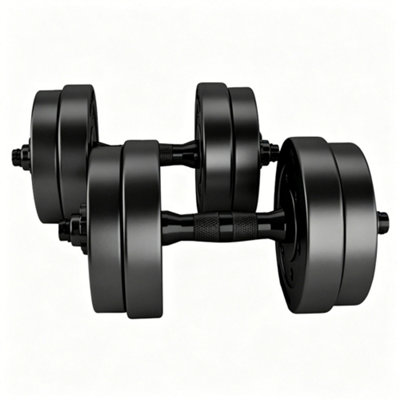 MCC Direct 15Kg Adjustable Dumbbells Set Anti-Slip Strength Training Weights