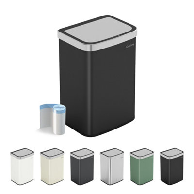 Mcc Direct Unisex Black 16L Smart Sensor Waste Bin Motion Activated Kitchen Rubbish Bin In - Image 3