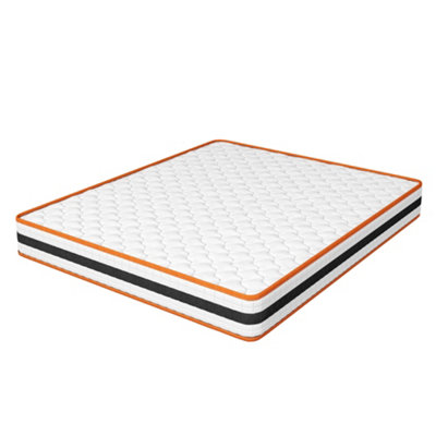 B&Q -  King Size Mattress Breathable Memory Foam Sprung Oeko-Tex Certified Mattress