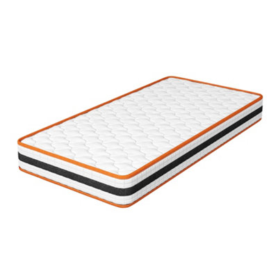 B&Q -  Single Mattress Breathable Memory Foam Sprung Oeko-Tex Certified Mattress