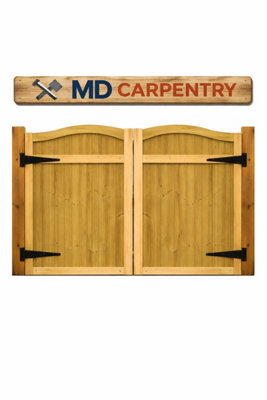 MD Carpentry Workshop LTD Wooden Garden Swanneck Driveway GatesGarden Gates Wooden 6Ft 180Cm High X 300 Cm Wide from B&Q