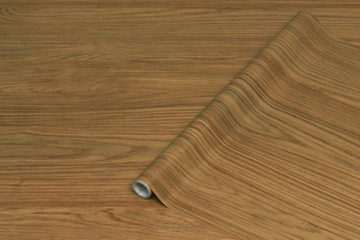 D-C-Fix Casella Oak Brown Woodgrain Sticky Back Plastic Furniture Worktop Self Adhesive Wrap 3M X 45Cm from B&Q