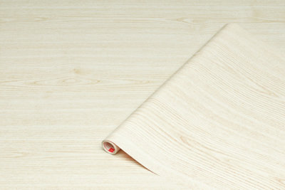 D-C-Fix White Ash Woodgrain Sticky Back Plastic Furniture Worktop Self Adhesive Wrap 5M X 90Cm from B&Q