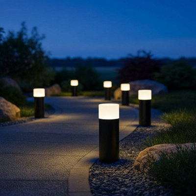 Ultra Beam Lighting Ultrabeam 9 Watt 210mm Tall Black Small Bollard Light from B&Q