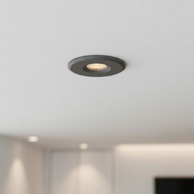 Ultra Beam Lighting Ultrabeam 3 Watt Grey Mini Ceiling Spotlight from B&Q