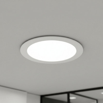 Ultra Beam Lighting Ultrabeam 18 Watt White Recessed Slim Downlight from B&Q