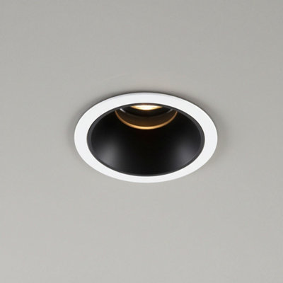 Ultra Beam Lighting Ultrabeam 5 Watt Dimmable Black Recessed Downlight from B&Q