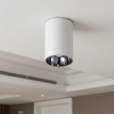 Ultra Beam Lighting Ultrabeam 20 Watt White Round Surface Mounted Downlight from B&Q