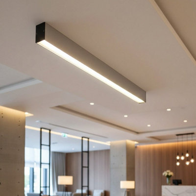 Ultra Beam Lighting Ultrabeam 10 Watt Brushed Aluminium Slim Surface Downlight from B&Q