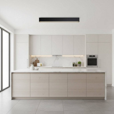 Ultra Beam Lighting Ultrabeam 10 Watt Black 600mm Linear Surface Downlight from B&Q