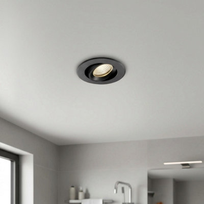 UltraBeam 6 Watt LED Black IP65 Waterproof Recessed LED Downlight Fitting - Image 5