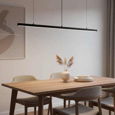 Ultra Beam Lighting Ultrabeam 20 Watt Black Linear Pendant Light Fixture from B&Q