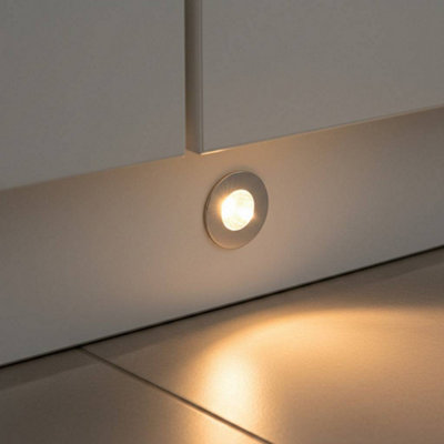 Ultra Beam Lighting Ultrabeam 1 Watt Chrome Led Plinth Light from B&Q