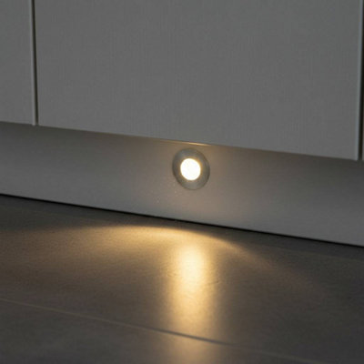 Ultra Beam Lighting Ultrabeam 1 Watt Silver Led Kickboard Light from B&Q