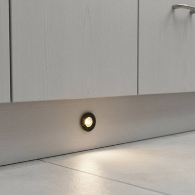 Ultra Beam Lighting Ultrabeam 1 Watt Black Led Plinth Light from B&Q