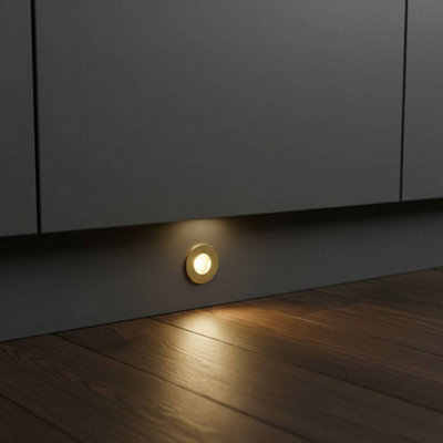Ultra Beam Lighting Ultrabeam 1 Watt Gold Kitchen Plinth Led Light from B&Q