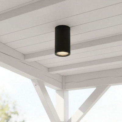 Ultra Beam Lighting Ultrabeam 5 Watt Round Black Surface Mount Soffit Light from B&Q