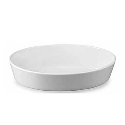 B&Q - Roasting Dishes:  White French Porcelain Oval Oven Roasting/baking Dish:  26Cm X 18Cm / No 5