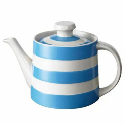 Tea Pot: 4 Cup Classic Teapot Cornishware Blue from B&Q