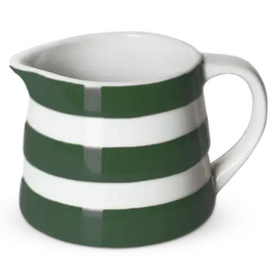 Jug: 0.14 Litre Cornishware Adder Green Dreadnought JugCeramic from B&Q