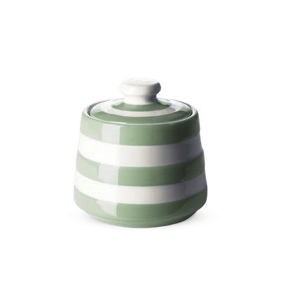 Sugar Bowl: Cornishware Lidded Sugar BowlWillow Green from B&Q