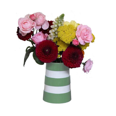Vase: Cornishware Medium Lighthouse VaseWillow Green from B&Q